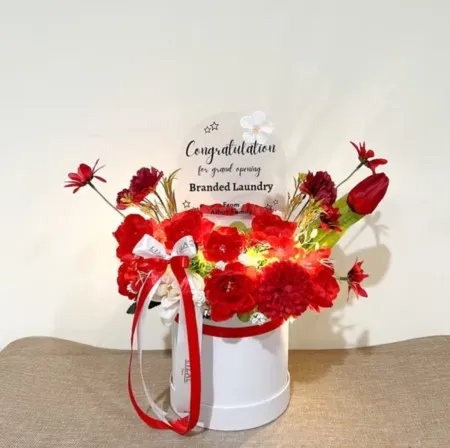 Bloom Box Akrilik Ucapan Grand Opening Tanjung Jabung Barat